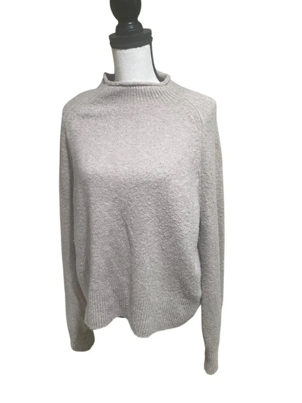 J.crew mock neck wool blend sweater